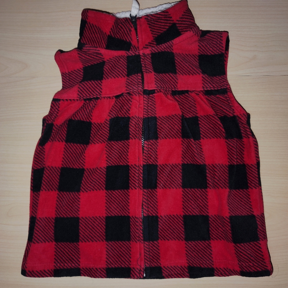 Toddler girls Carter's fleece vest 24m